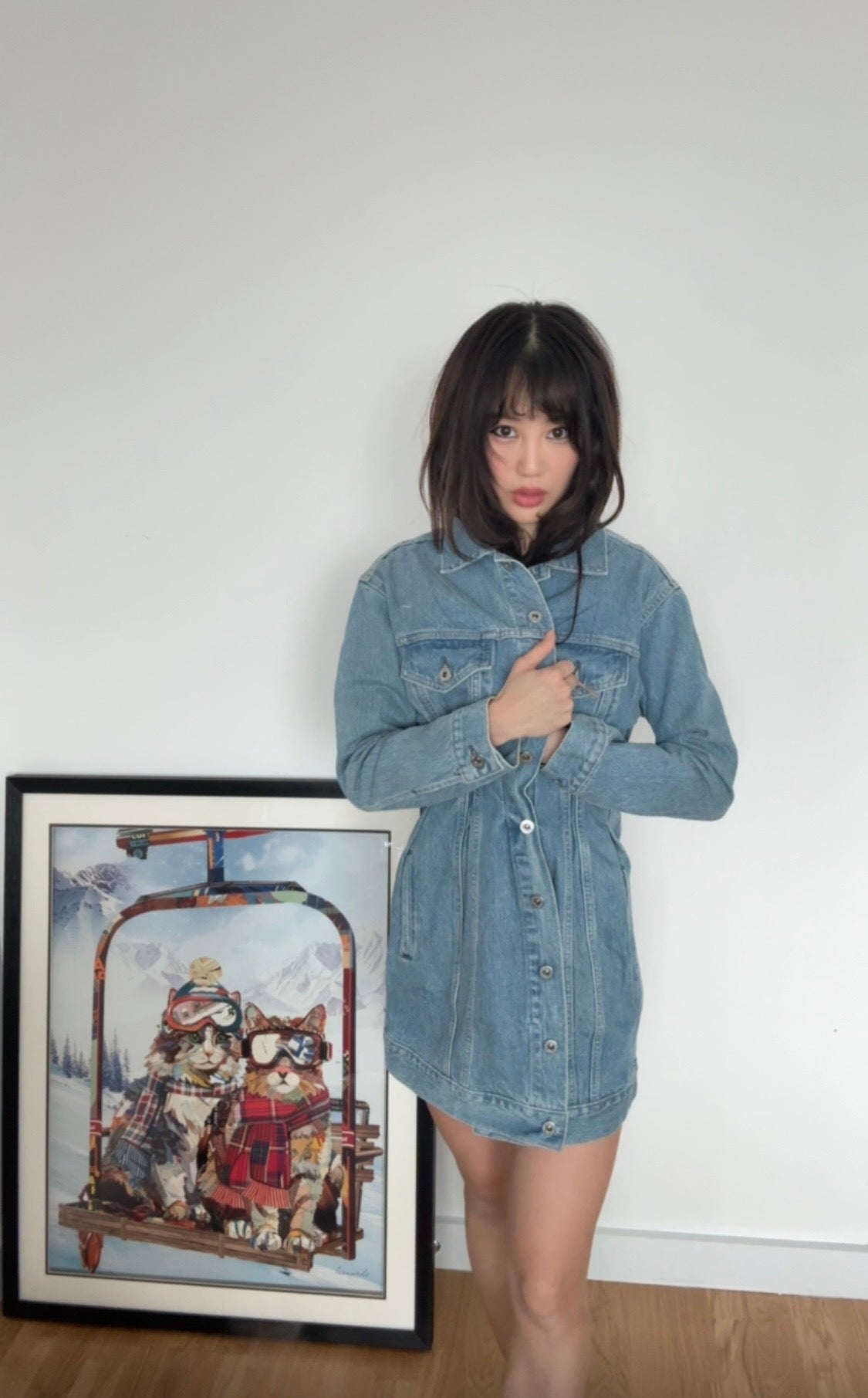 10. Levi Denim Jacket Dress