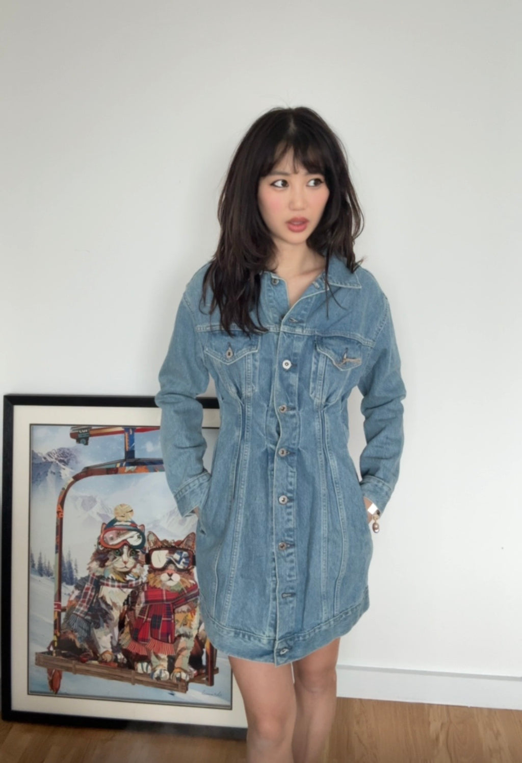 10. Levi Denim Jacket Dress