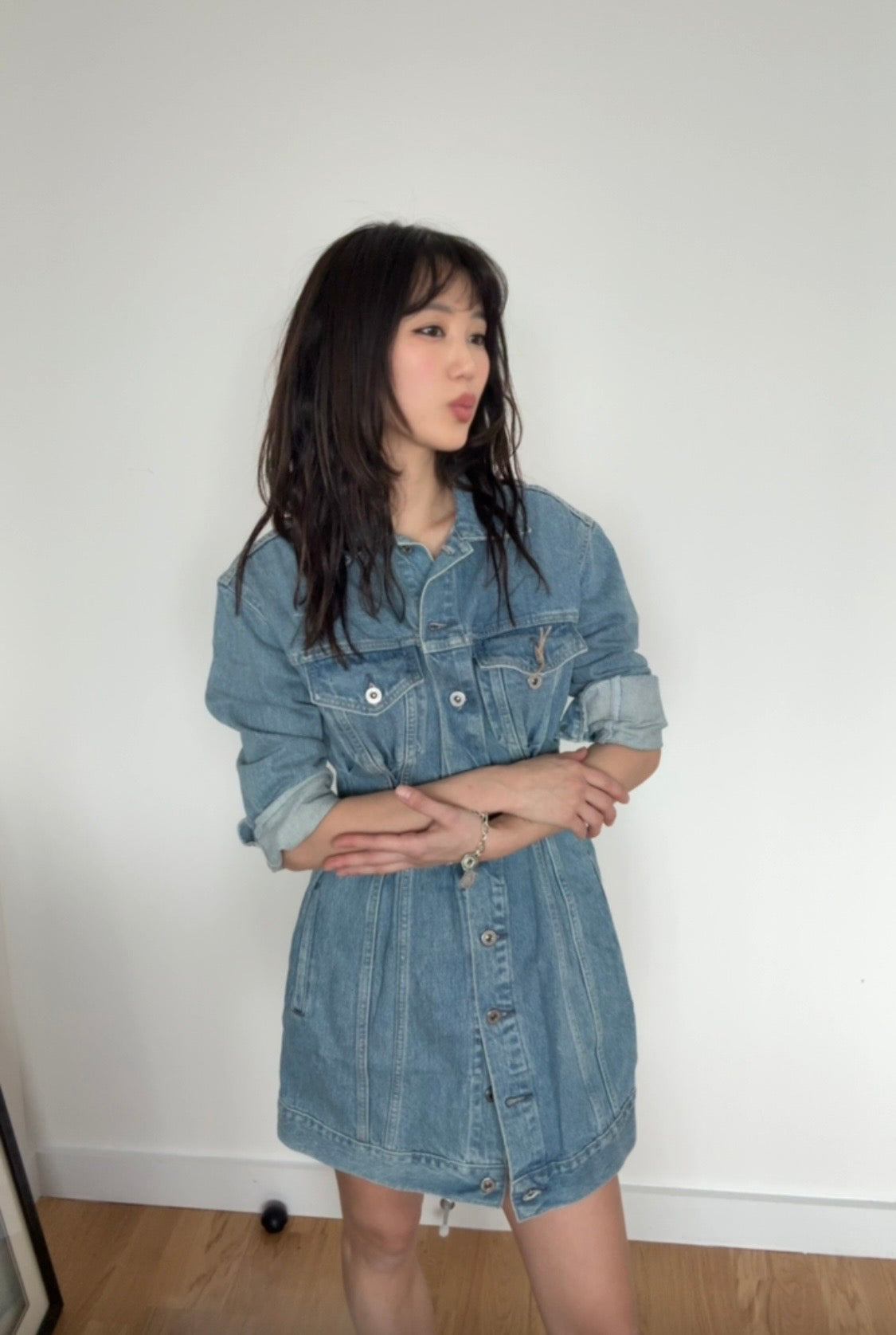 10. Levi Denim Jacket Dress