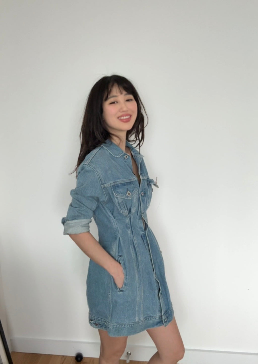 10. Levi Denim Jacket Dress