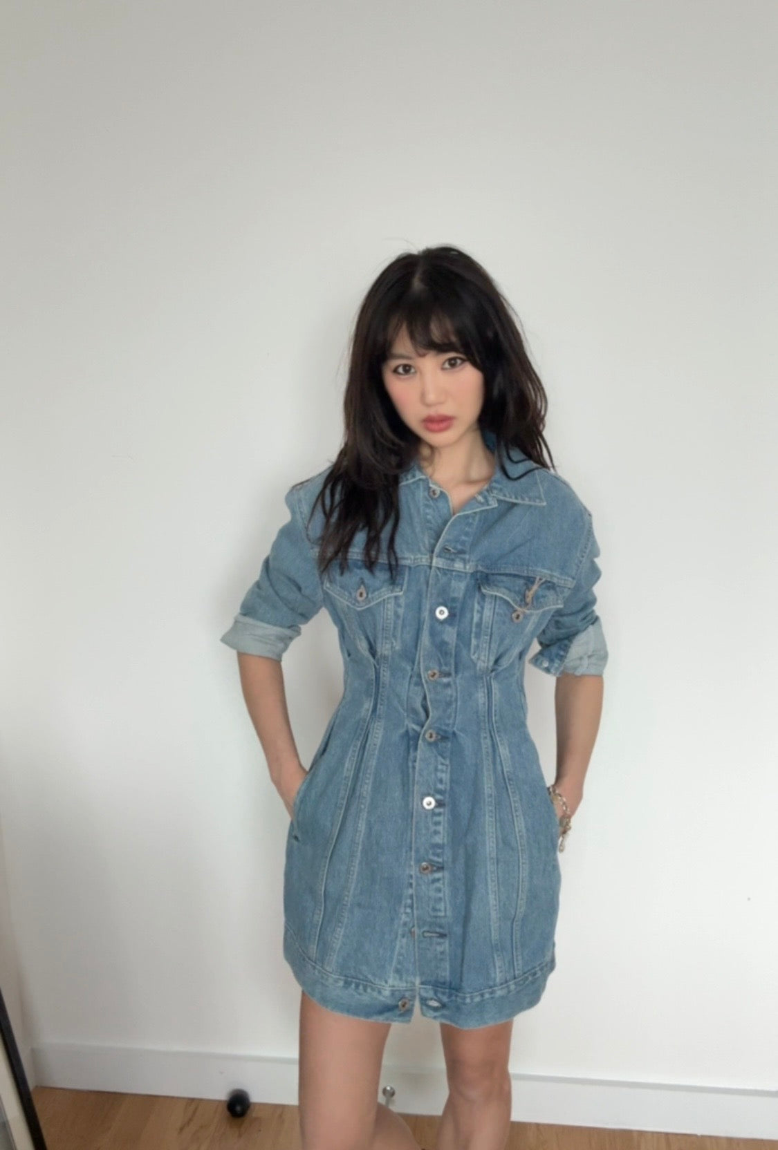 10. Levi Denim Jacket Dress