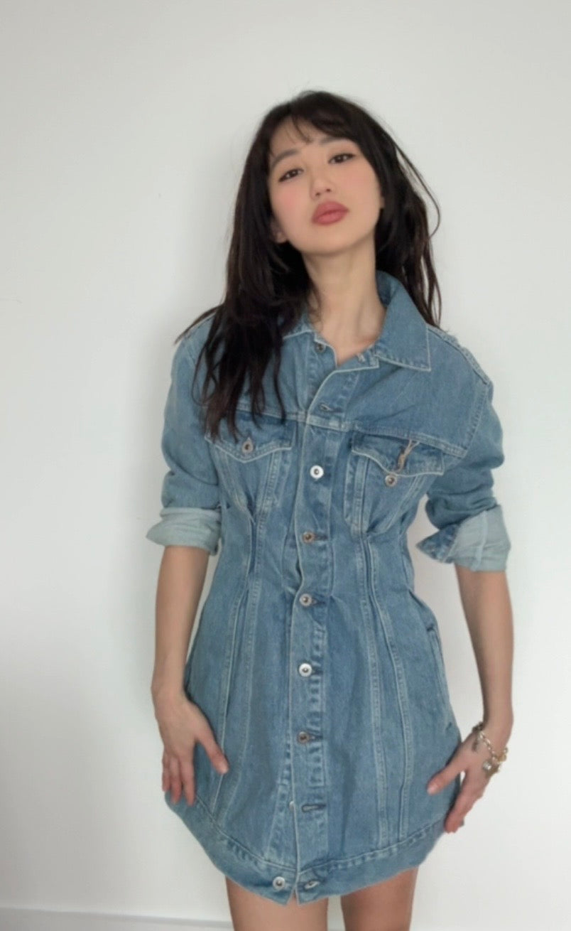 10. Levi Denim Jacket Dress