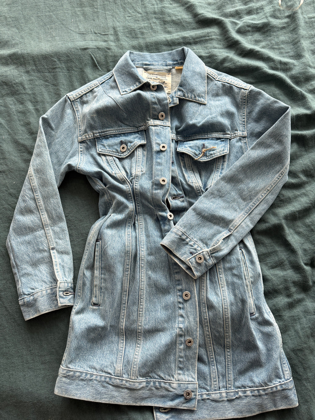 10. Levi Denim Jacket Dress