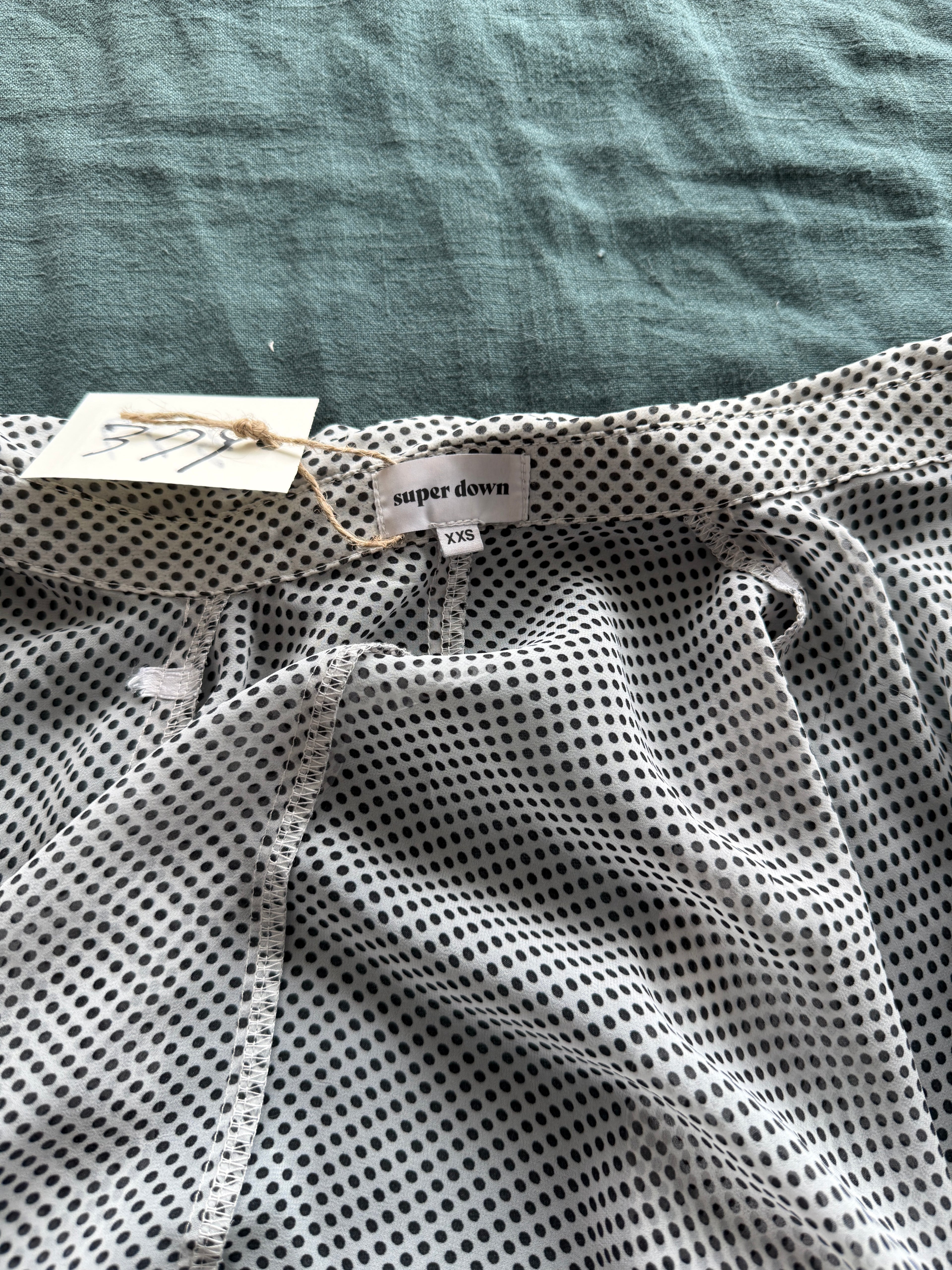 7. Sheer Houndstooth Button-Up Shirt | never worn