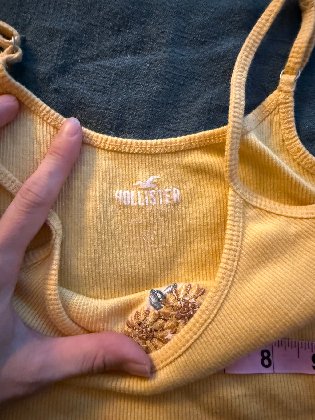 3. Yellow Crop Top